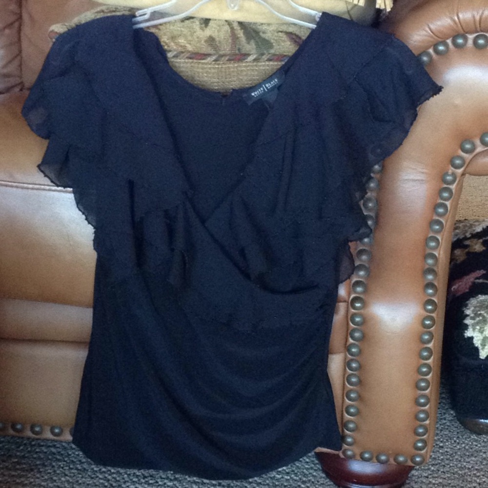 WHBM Wrap-Front Top